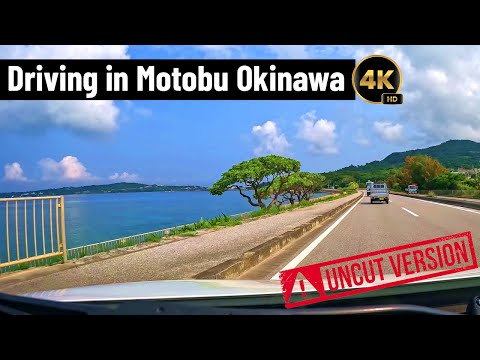 Driving in Motobu, Okinawa - (Uncut) 4K