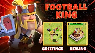 Football King Skin Animation in Clash of Clans | Football King Skin Review