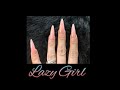 My First Time Using The Lazy Girl Method with Acrylic- a tutorial  (by @Femi Beauty)