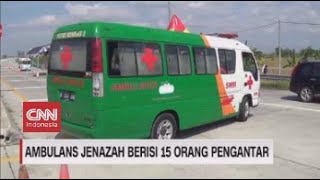 Ambulans Jenazah Berisi 15 Orang Pengantar