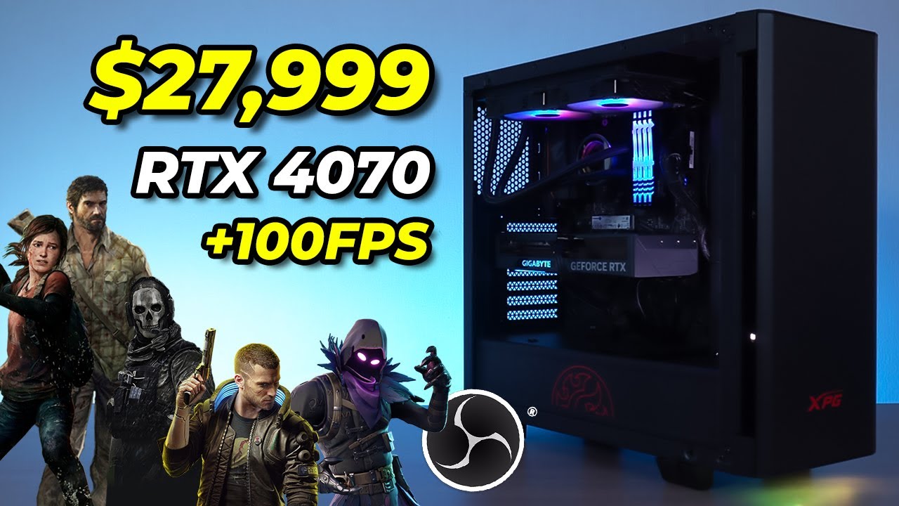 Meilleur PC Gamer mois Décembre - RTX 4070 - AMD Ryzen 7