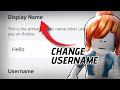 How to change Roblox Names in 2025 | Roblox Tutorial
