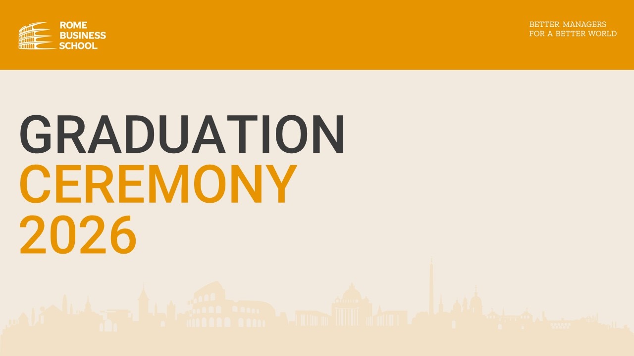Graduation Ceremony 2026 | Rome Business School