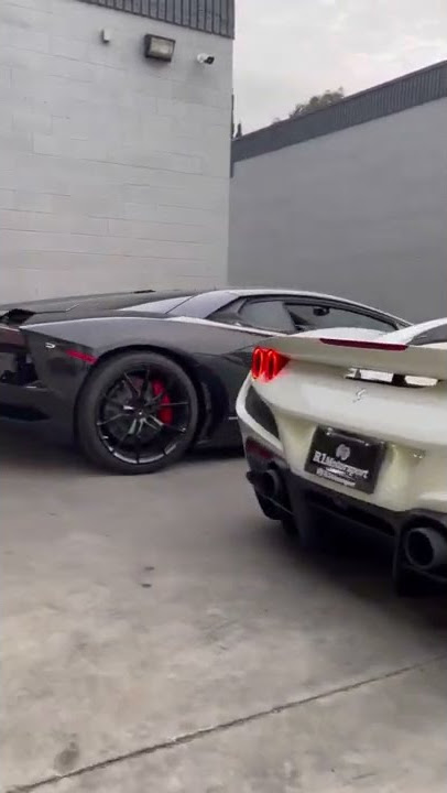 Suara Knalpot Supercar Emang Ngeriii polll #ferrari #supercars #lamborghini