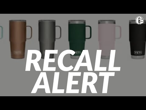 Lids on some YETI travel mugs recalled due to burn concerns