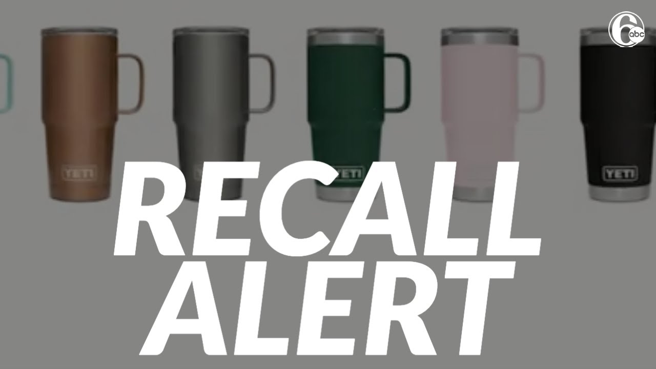 YETI Recalls Rambler Travel Mugs with Stronghold Lid Due to Injury and Burn  Hazards