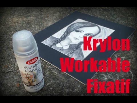 Workable Fixatif by Krylon 