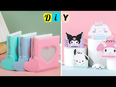 🌈 DIY cute stationery / How to make stationery supplies at home