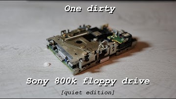 How to service a Mac Plus floppy drive [no music]