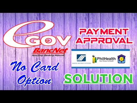 Egov Payment Approval No Card Option | Solution