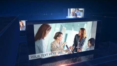 Cube Slideshow After Effects Template