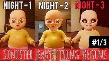 The Baby in Yellow | Act 1 Nights 1–3 (Full Gameplay Guide, No Commentary)
