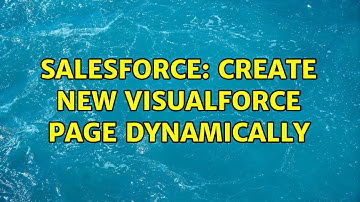 Salesforce: Create new Visualforce page dynamically