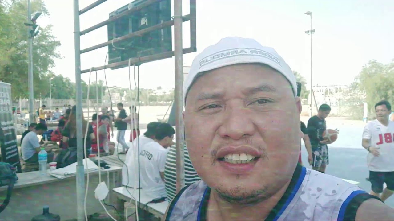 Filipino Basketball League at Oman Muscat (Red Scorpions VS Black Lions)