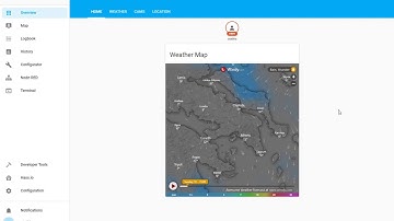 Hassio Windy Map, Home Assistant weather map