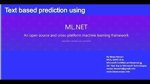 Text-based prediction (Sentiment Analysis) using C# ML. Net