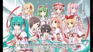 Vocaloid - Secret After School HD sub español   MP3 (Miku,Meiko,Lily,Yuki,Gumi,Iroha,Miki,Rin,Luka)