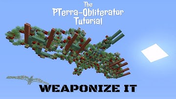 Minecraft: Weaponizing the PTerror-dactyl | The PTerror-Obliterator | Java 1.15.2+