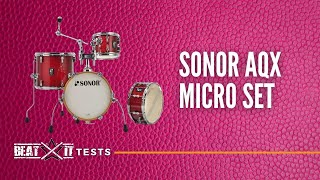 Sonor AQX Micro Drum Set: Good-sounding compact kit I A Test by EN BeatitTV