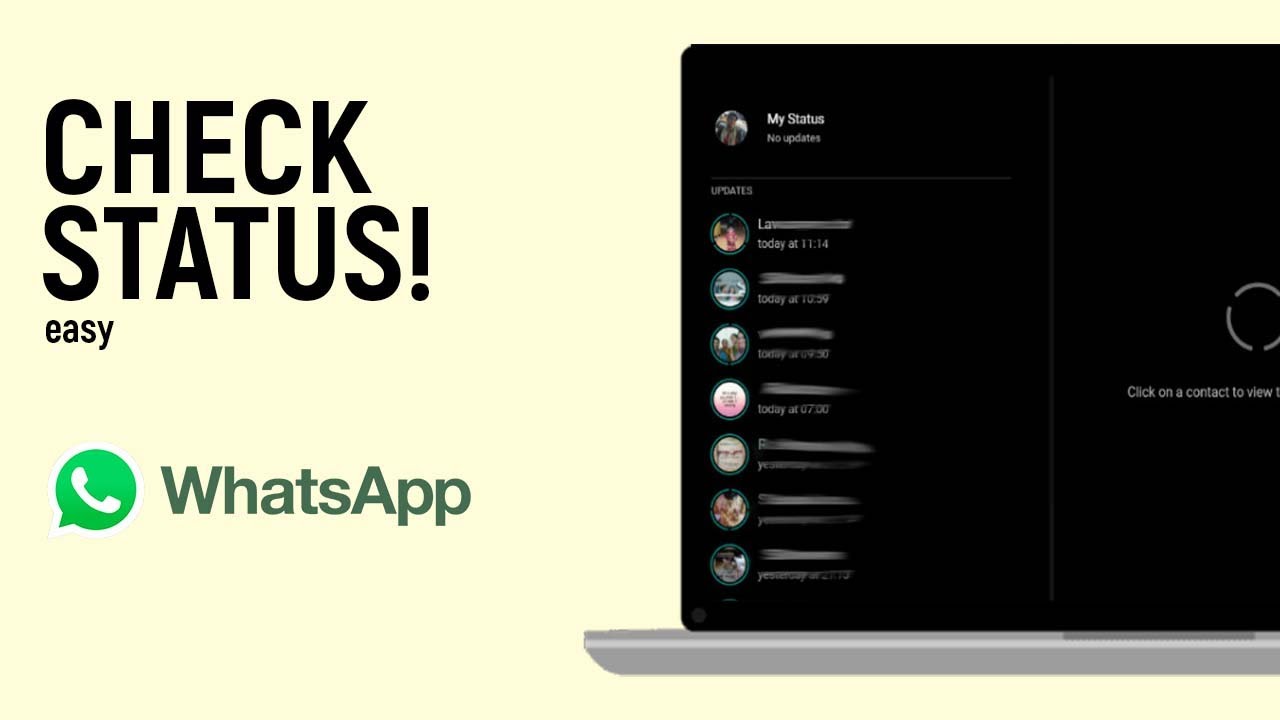 How To View Status On WhatsApp Web YouTube How To View Status On WhatsApp Web YouTube