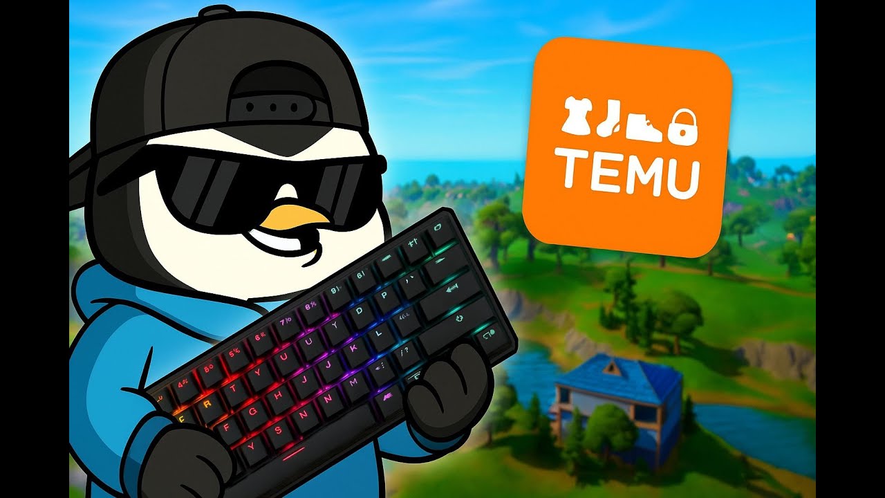 COMPRO TECLADO GAMER EN TEMU ¿VALÍO LA PENA? #fortnite #temu #perifericos #periféricosgamer