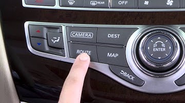 2015 Infiniti QX60 HEV - Route Button (if so equipped)