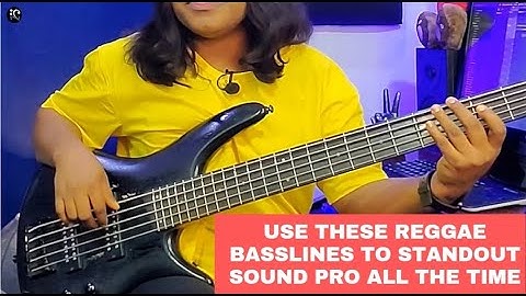 Use these reggae basslines to standout, sound pro all the time...