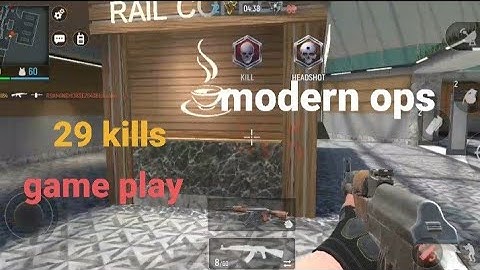 modern ops video games play/I kills 29 enemies/future gaming