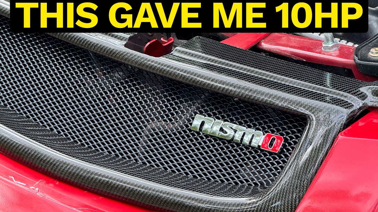Carbon fiber grill on the b15 Sentra 04-06