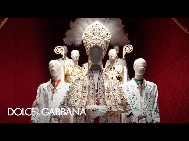Official Dolce & Gabbana Miami exhibition video featuring Alta Moda couture and Italian fashion artistry