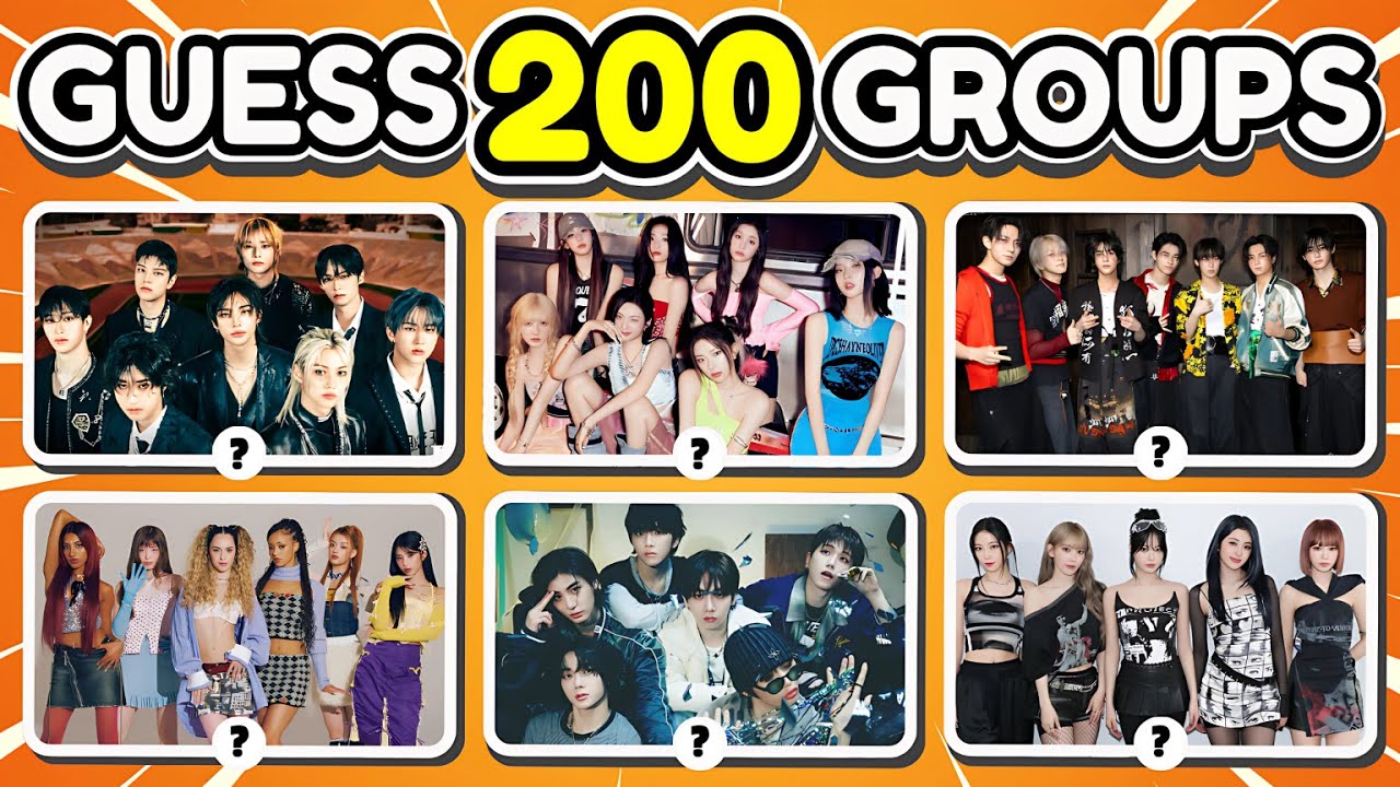 УГАДАЙТЕ 200 K-POP ГРУПП за 3 секунды✨ САМЫЕ ПОПУЛЯРНЫЕ ГРУППЫ | K-Pop Quiz Game 2025