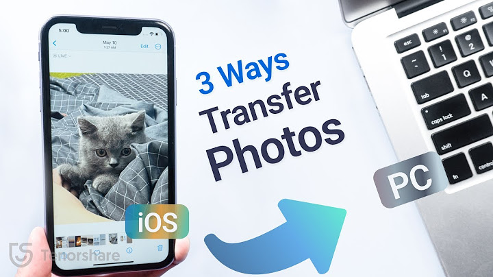 How to upload photos from iphone to windows computer