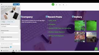 Apex Business WordPress Theme Footer And Bottom bar