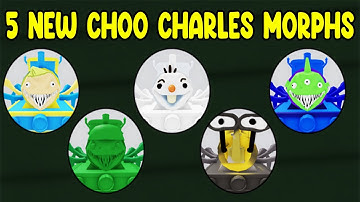 UPDATE - How to Find ALL 5 NEW CHOO CHARLES MORPHS in Find The Choo Charles Morphs