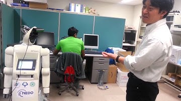 Robot behavior using visual attention