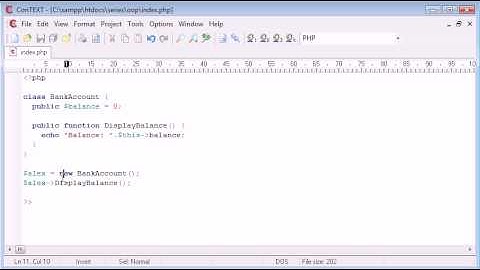 Beginner PHP Tutorial - 191 - Return a Property Value
