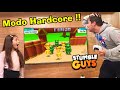 STUMBLE GUYS NO MODO HARDCORE COM A MINHA IRMÃ, CONSEGUIMOS VENCER ??