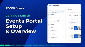 Events Portal Setup & Overview | Getting Started with Zoom Webinars & Events
