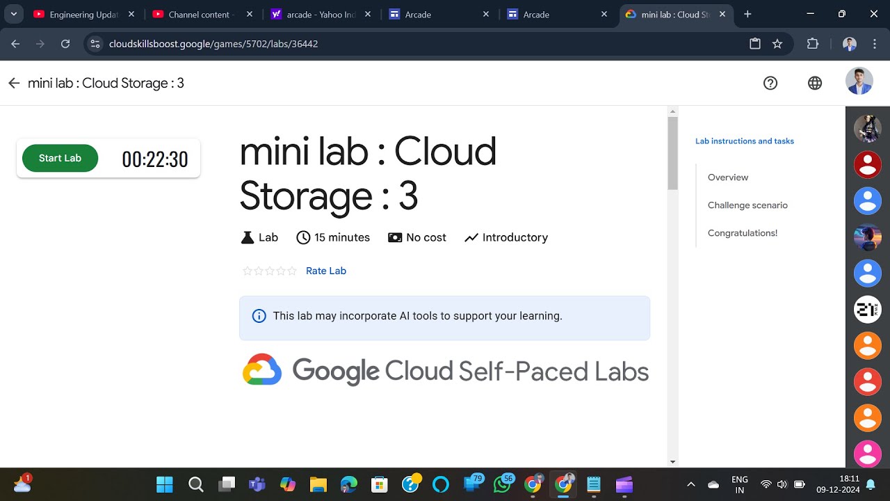 mini lab : Cloud Storage : 3 #engineeringupdate #arcade - YouTube
