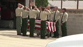 Procession held for firefighters killed in Widemouth 2 fire