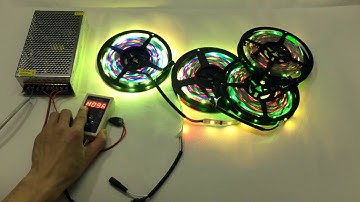 How to connect 20meter 6803 led strips to a 6803 133kinds regural controller-1