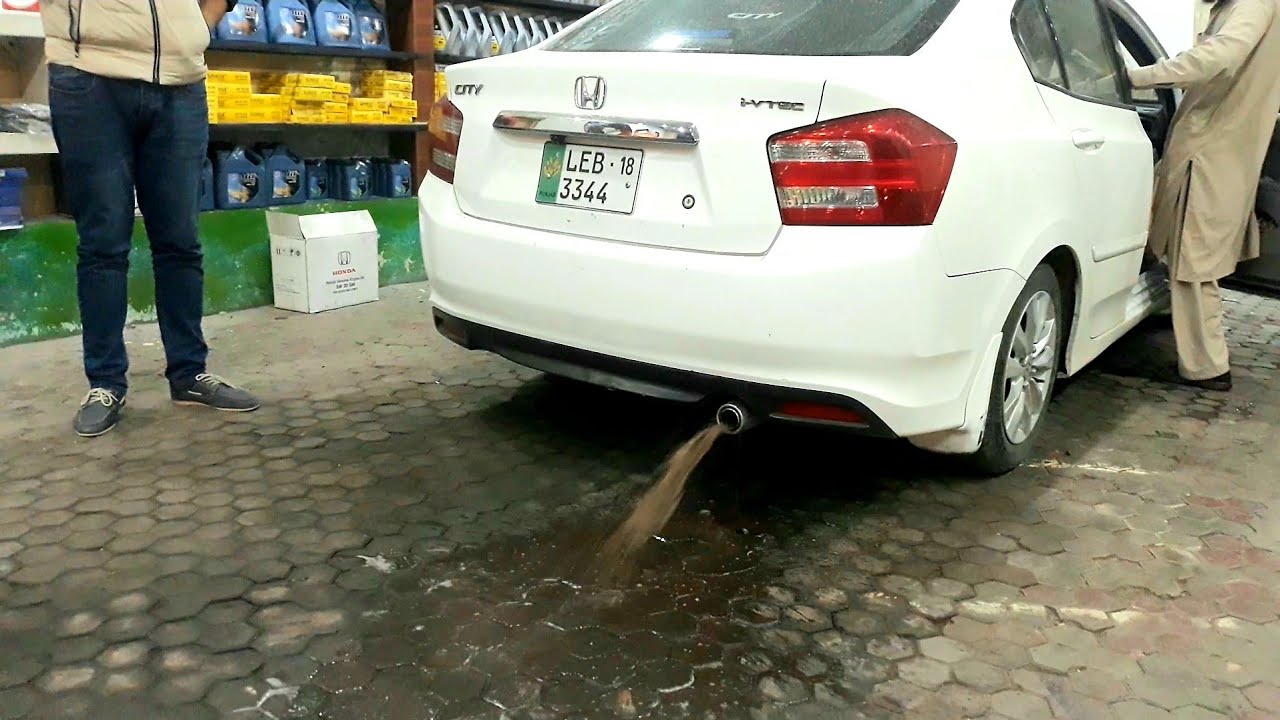 Catalytic Converter Cleaning Of Honda City Before  amp  after Cleaning 2021   aisha auto care Lahore