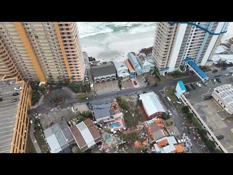 Aerial Footage Captures Damage in Florida Following Possible Tornado