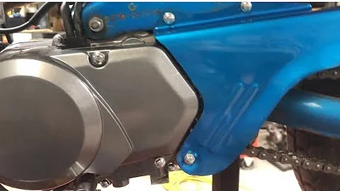 Lifan engine.....Honda CT70 chain guard