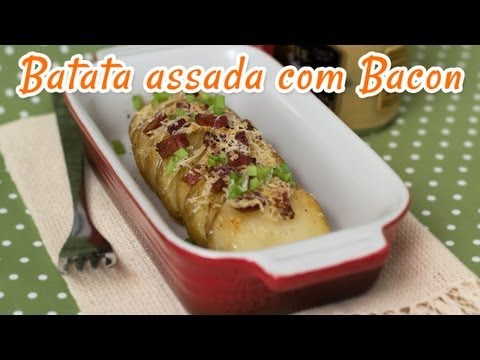 Batata Assada com Bacon - Receitas de Minuto EXPRESS #32