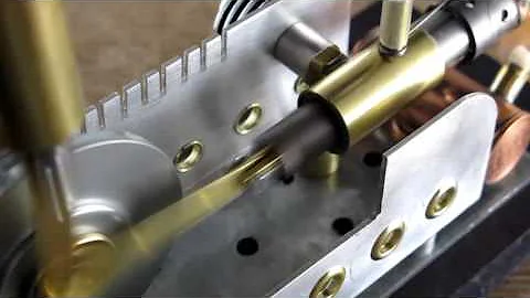 Stirling engine - Hot air engine - Recycled materials