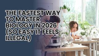 THE FASTEST WAY TO MASTER BIOLOGY IN 2026 (SO EASY IT FEELS ILLEGAL)