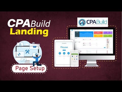 CPABuild Landing Page Setup - How to Use CPABuild Template