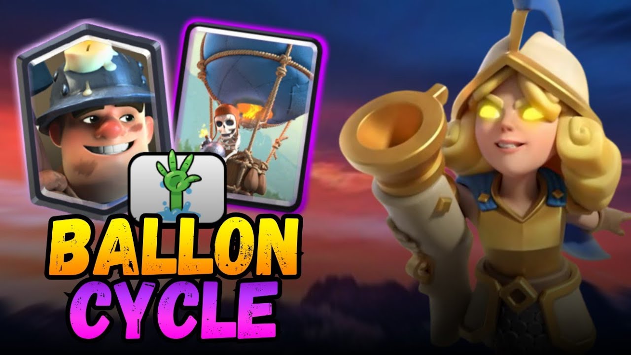 Ce DECK BALLON CYCLE est EXCEPTIONNEL ? Je le Maîtrise comme personne, sur Clash Royale !