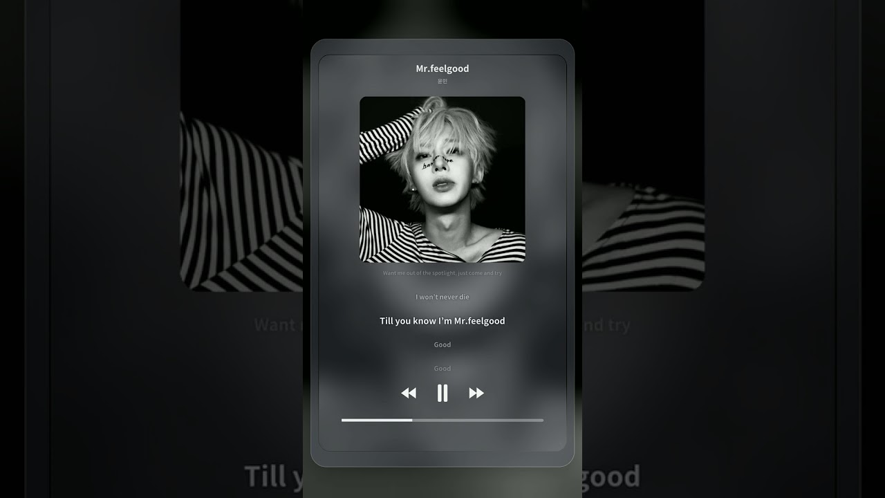 Watch 윤민 - Mr.feelgood (가사 / Lyrics) on YouTube Watch 윤민 - Mr.feelgood (가사 / Lyrics) on YouTube